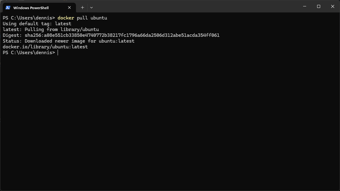 docker pull